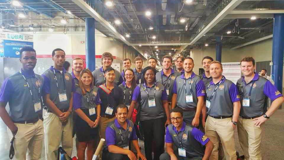 LSU SPE students attend ATCE 2015 in Houston
